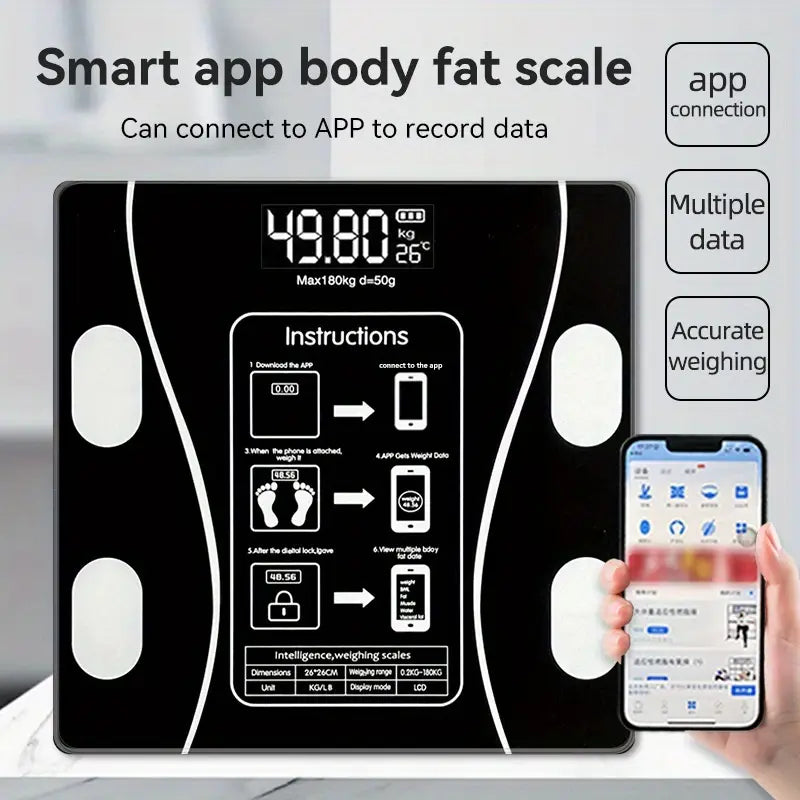 Smart Bluetooth Digital Body Weight Scale