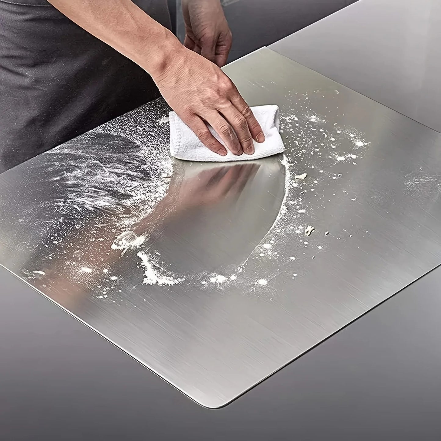 Premium Large size 40cm x 50cm Stainless Steel Cutting Board – Built to Last!