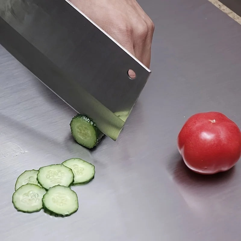 Premium Large size 40cm x 50cm Stainless Steel Cutting Board – Built to Last!
