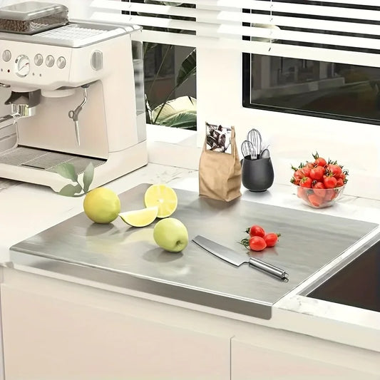 Premium Large size 40cm x 50cm Stainless Steel Cutting Board – Built to Last!