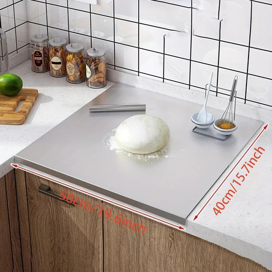 Premium Large size 40cm x 50cm Stainless Steel Cutting Board – Built to Last!