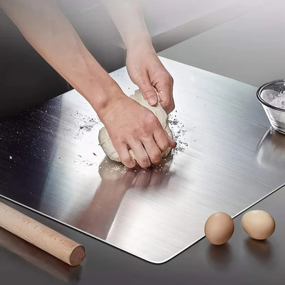 Premium Large size 40cm x 50cm Stainless Steel Cutting Board – Built to Last!
