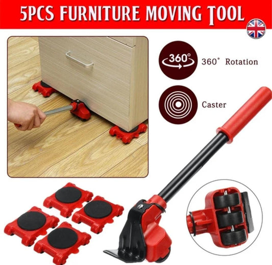5PCS Heavy-Duty Furniture Moving Tool Set