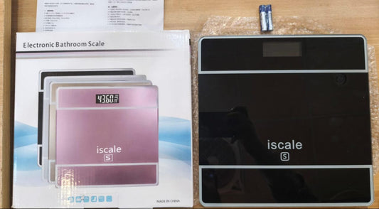 iScale Digital LCD Electronic Bathroom Weighing Scale