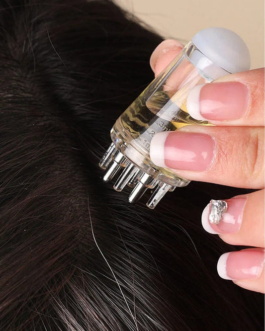 2-in-1 Hair Oil Applicator & Scalp Massager Comb